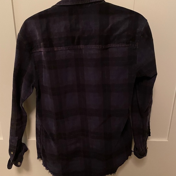 American eagle plaid coat oversized fit xsmall - Picture 2 of 2